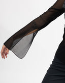 Camicia nera Artigli - Y2K