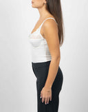 Top intimo bianco in pizzo