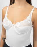 Top intimo bianco in pizzo