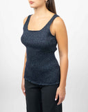 Top lurex blu - Y2K