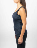 Top lurex blu - Y2K