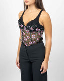 Body in pizzo floreale - Y2K