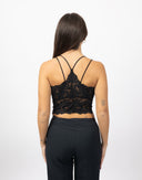 Top nero in pizzo - Y2K