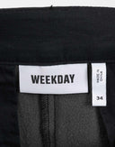 Pantaloni neri in pelle Weeday - Y2K