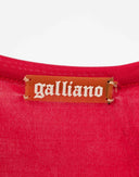 John Galliano - Vestito rosa anni 2000 