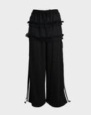 Pantaloni Adidas up-cycled con ruches 