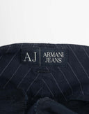 Armani - Pantaloni a righe blu anni 2000 