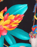 Leonard - Foulard anni 90 nero 