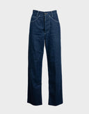 Stone Island - Pantaloni in denim scuro da donna 