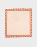 Chanel - Foulard in seta jacquard rosa anni '90 
