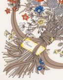 Gucci - Foulard con papaveri anni '90 