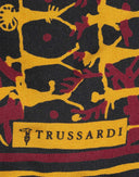 Trussardi - Fazzoletto in seta con fantasia 