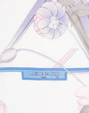 Leonard - Foulard azzurro floreale '80 