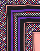Emanuel Ungaro - Foulard fantasia geometrica anni '90 