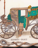 Hermes - Foulard 'Musee' nero anni '90 