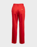 Moschino Jeans - Pantaloni rossi in cotone vita alta '80 