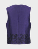 Gianni Versace - Panciotto viola anni '90 