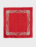 Gucci - Foulard rosso Equestrian anni '90 