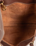 Valentino - Borsa a spalla marrone in pelle 