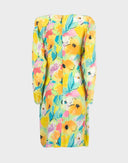 Ungaro - Vestito a fiori in seta anni '80 