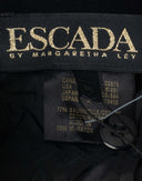 Escada - Gonna anni '90 nera in velluto 