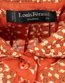 Louis Feraud - Vestito chemisier arancione anni '70 