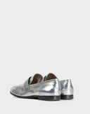 Brunello Cucinelli - Mocassini in pelle argento 