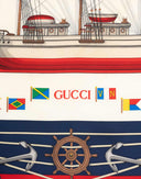 Gucci - Foulard navale in seta 