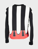 Boutique Moschino - Maglietta a righe con logo 