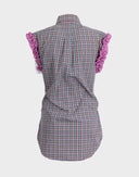 Vestito camicia ruche up-cycled 