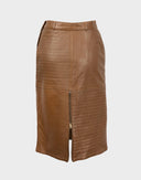 Gonna in pelle marrone CD-17-ART001211 Iceberg