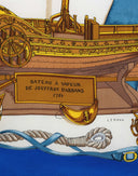 Hermes - Foulard 'Musee' blu anni '90 