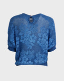 Lanvin - Maglione blu anni 90 