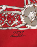 Gucci - Foulard rosso Equestrian anni '90 