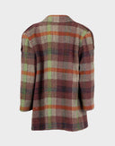 Cappotto a quadri anni '80 