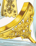 Hermes - Foulard "Etriers" anni '90 in 100% seta 