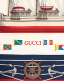 Gucci - Foulard navale in seta 