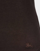 Top marrone stretch anni 2000 