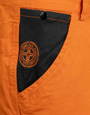 Stone Island - Pantaloni cargo arancioni 