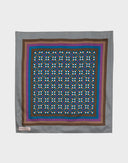 Yves Saint Laurent - Foulard fantasia geometrica '80 