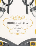 Hermes - Foulard 'Brides de Gala' rosso anni '90 