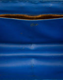 Rodo - Borsa blu in midollino anni '80 