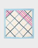 Christian Dior - Foulard in 100% seta con fantasia geometrica 