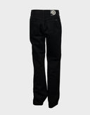 Versace - Pantaloni neri regular fit 