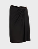 Max Mara - Gonna marrone al ginocchio anni 90 