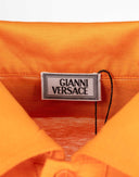 Polo arancione in cotone CU-07-ART0016SPECIAL/12 Gianni Versace