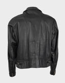 Stewart - Giubbotto in pelle nero anni '80 