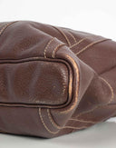 Valentino - Borsa a spalla marrone in pelle 