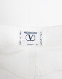 Valentino - Jeans bianchi in denim anni 80/90 