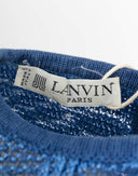 Lanvin - Maglione blu anni 90 